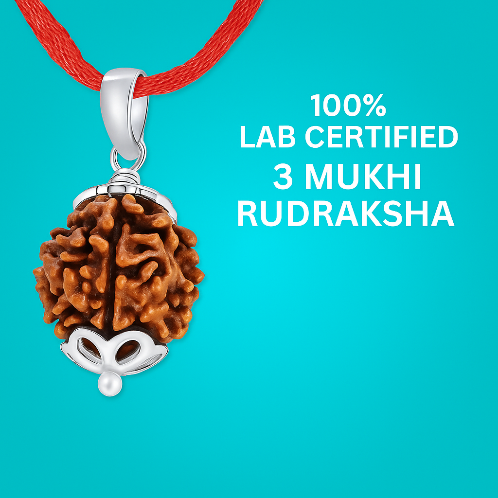 3 Mukhi Rudraksha For Business Study And Sports Success and Career