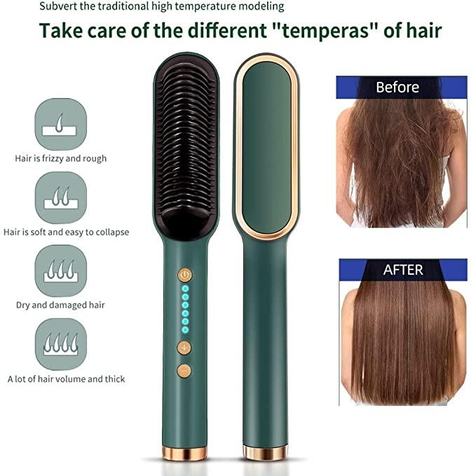 Professional Electric Hair Best Straightener Comb Brush
